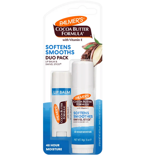 Cocoa Butter Lip Balm & Swivel Stick Duo