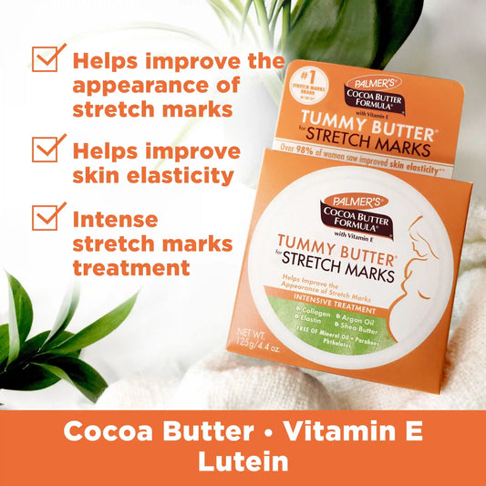 Cocoa Butter Tummy Butter for Pregnancy Stretch Marks